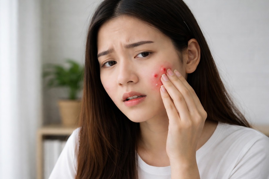 Mụn sưng viêm đau nhức